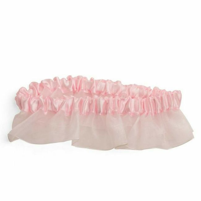 Liga de novia en color rosa 5