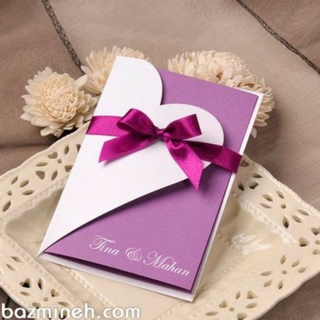 Invitaciones en color rosa 3