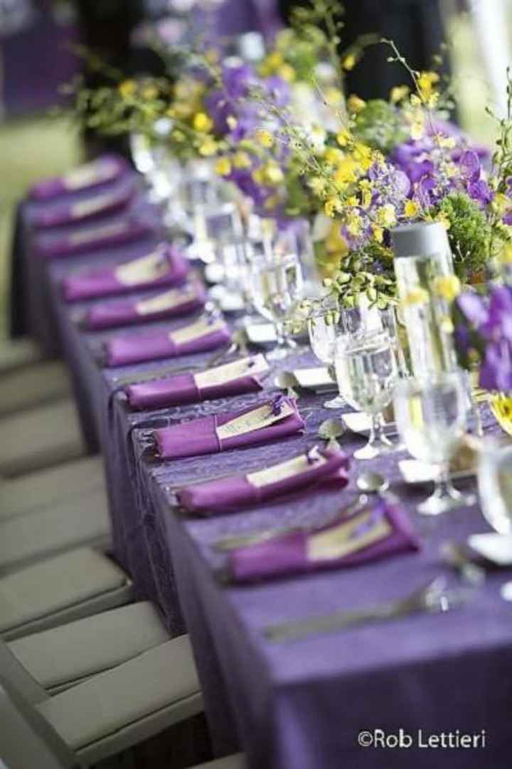 Mantelería en color morado 🌈 - 6