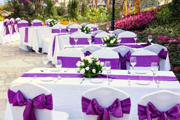 Mantelería en color morado 🌈 - 7