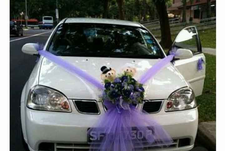 Arreglo de coche en tono morado 🌈💜 - 3