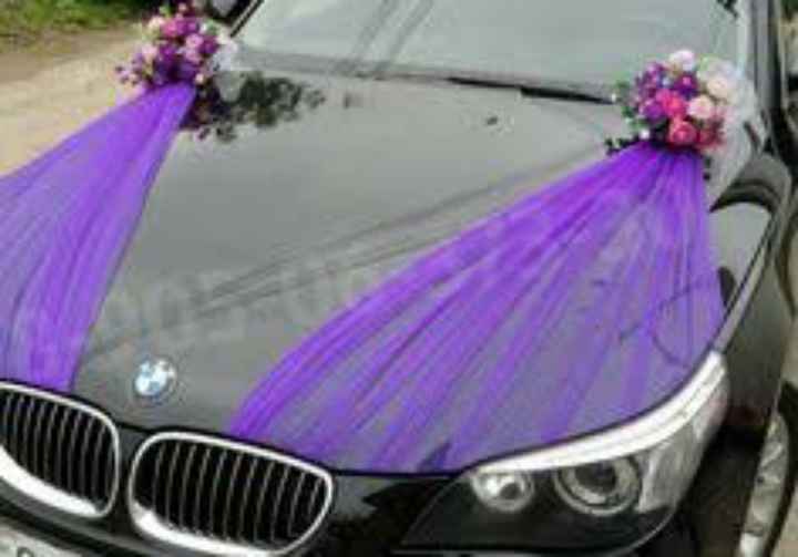 Arreglo de coche en tono morado 🌈💜 - 5