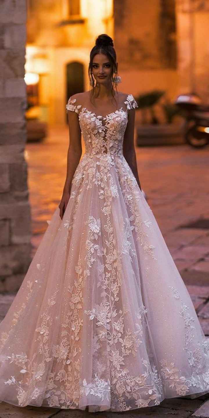 Vestidos de novia en rosa 🎀 - 6