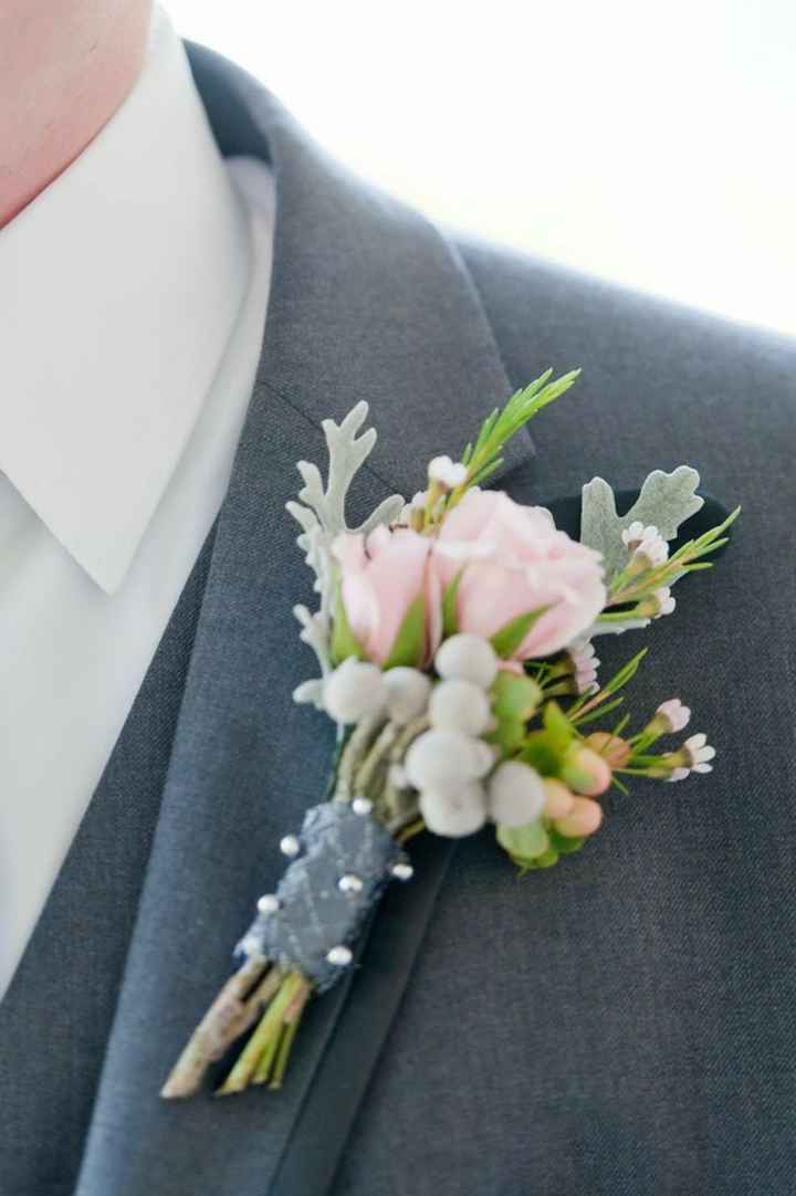 Boutonniere en rosa 🎀 - 4