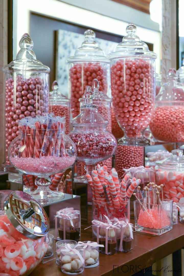 Mesa de dulces en rosa 🎀 - 4