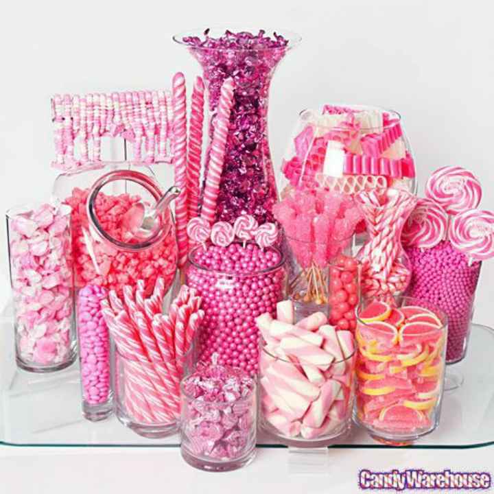 Mesa de dulces en rosa 🎀 - 5