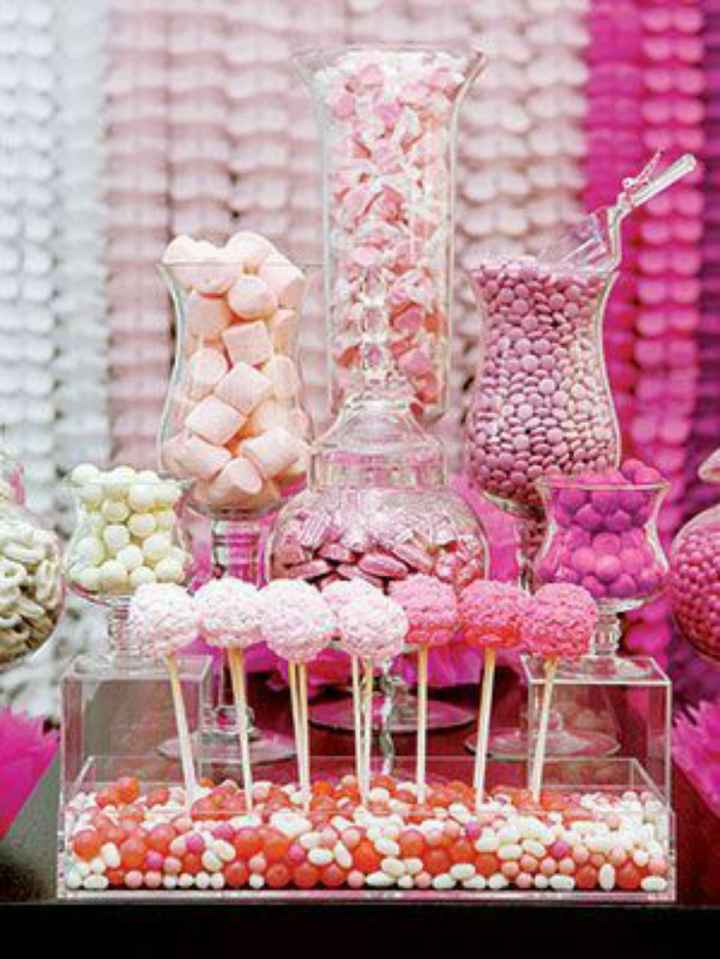 Mesa de dulces en rosa 🎀 - 6