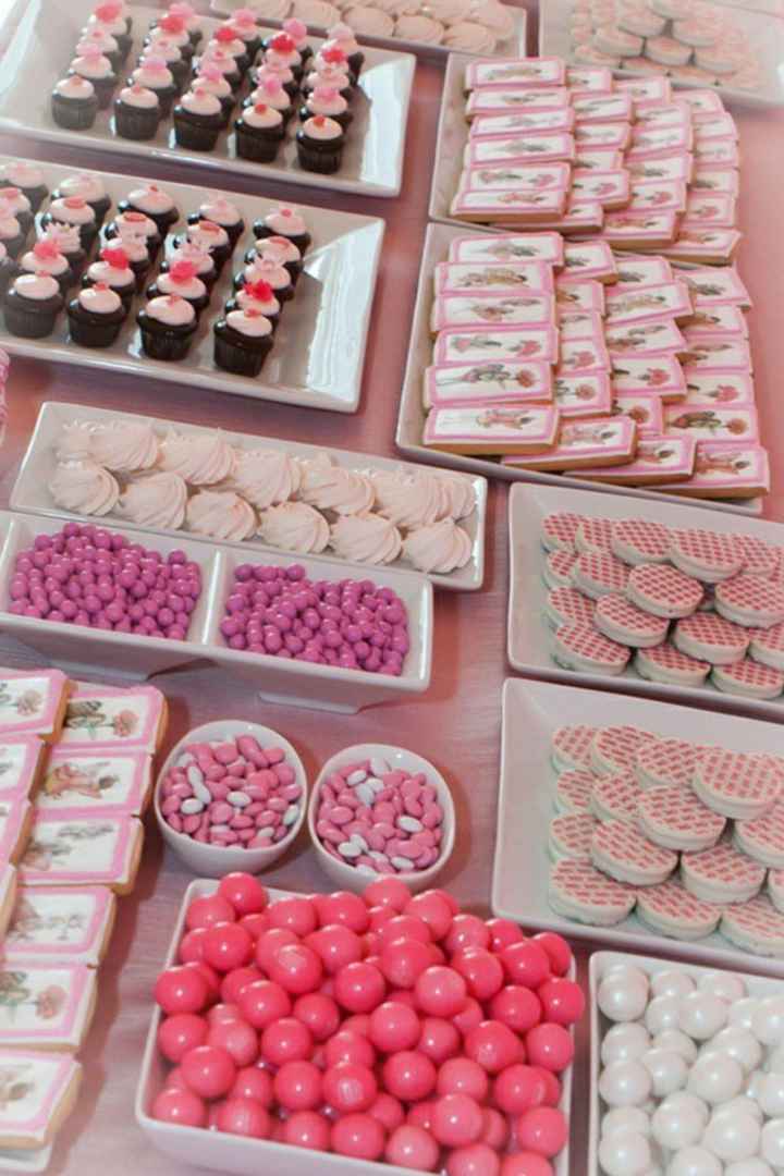 Mesa de dulces en rosa 🎀 - 7