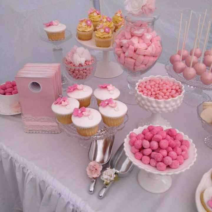 Mesa de dulces en rosa 🎀 - 8