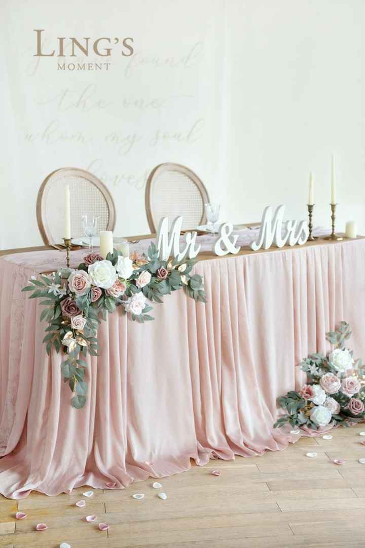 Mesa principal en rosa 🎀 - 8