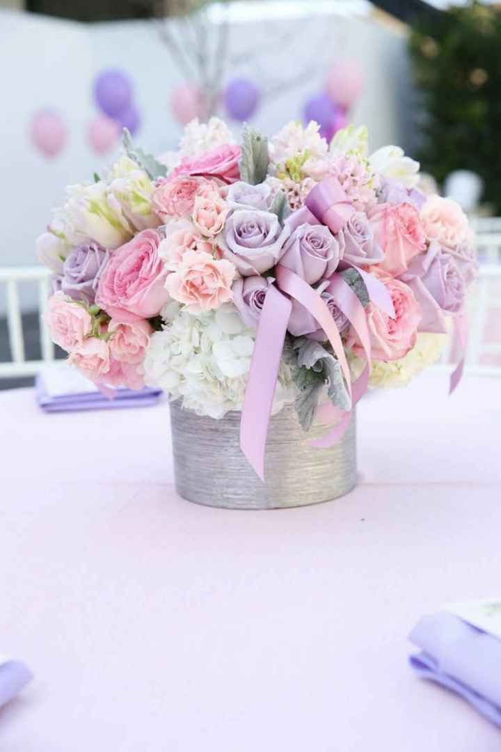 Centros de mesa rosa 🎀 - 9