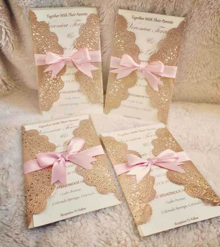 Invitaciones en rosa🎀 - 2