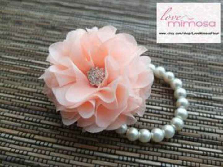 Corsage en color rosa🎀 - 5