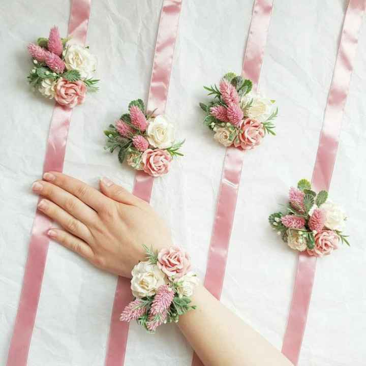 Corsage en color rosa🎀 - 7