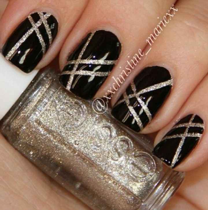 Uñas en color negro - 9