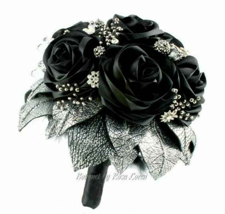Ramos de novia en color oscuro - 1