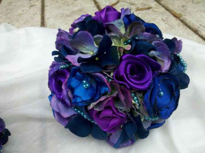 Ramos de novia en color oscuro - 7