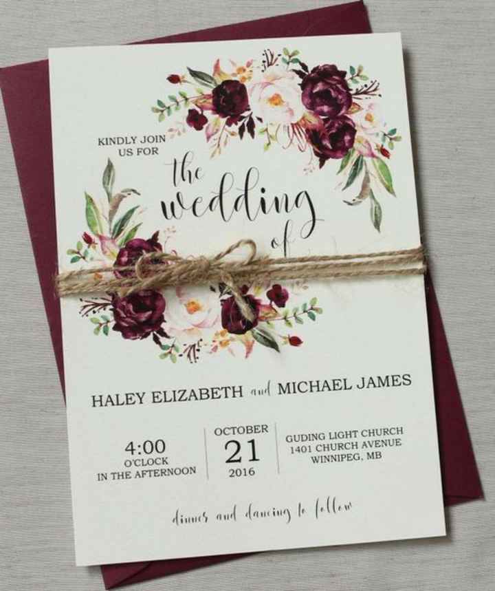 Invitaciones en colores oscuros - 3