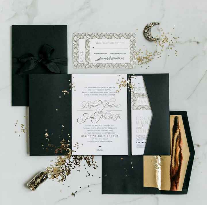 Invitaciones en colores oscuros - 5