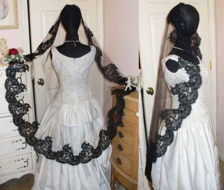 Velos de novia negros - 1