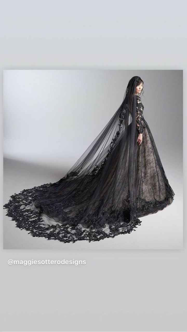 Velos de novia negros - 2
