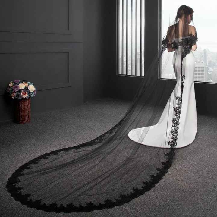 Velos de novia negros - 4