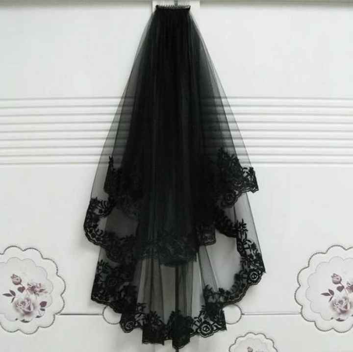 Velos de novia negros - 5
