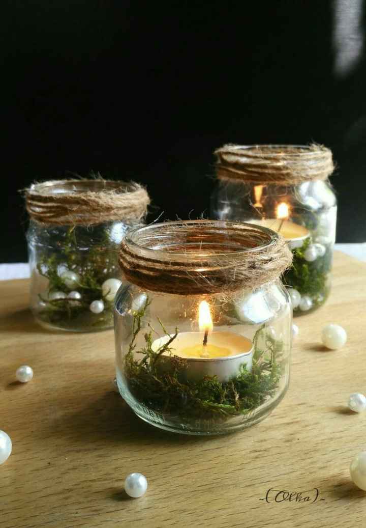 Centros de mesa con velas - 3