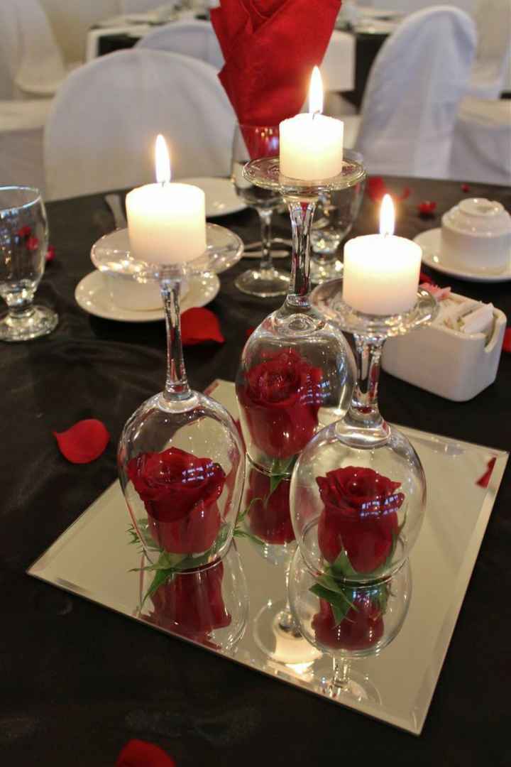 Centros de mesa con velas - 6