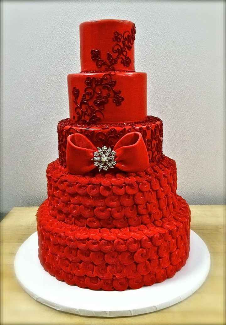 Pasteles en tonos rojo - 4