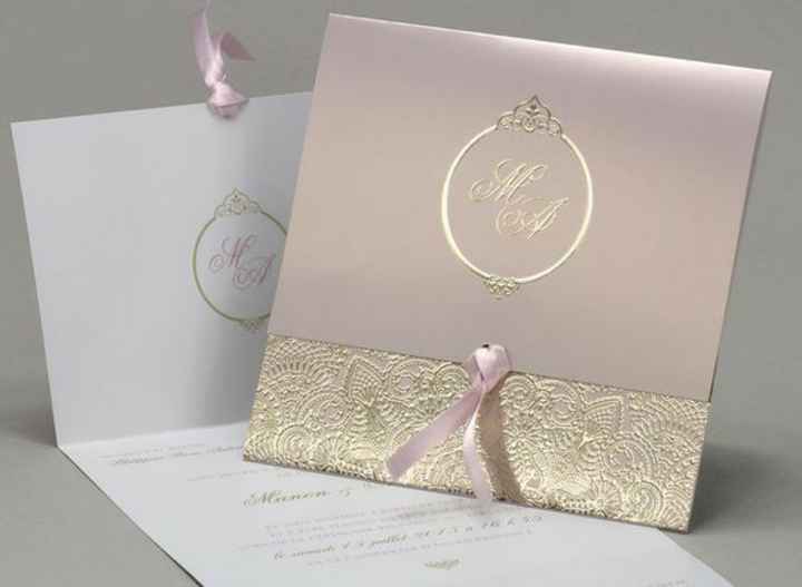Invitaciones para boda en rosa - 6
