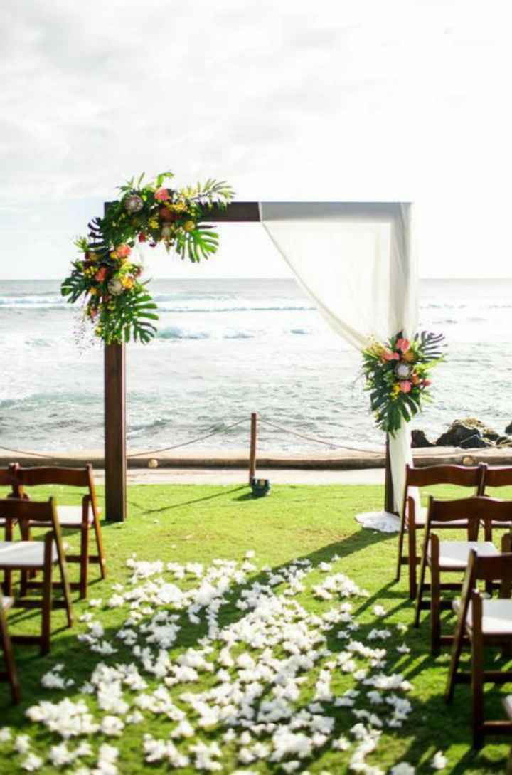 Ideas de altares en la playa - 1