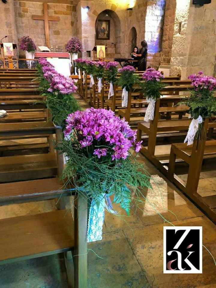 Arreglo de iglesia en color rosa - 4