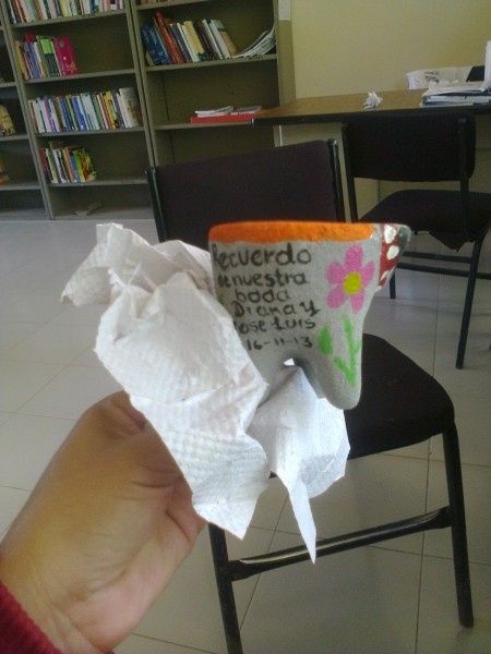 molcajete que sirvio de salero