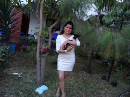 con mi perrita