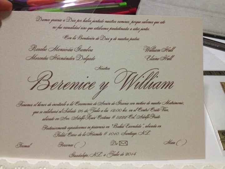 Invitaciones de realeza  - 1