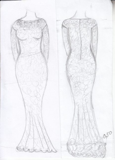 Boceto de Vestido 