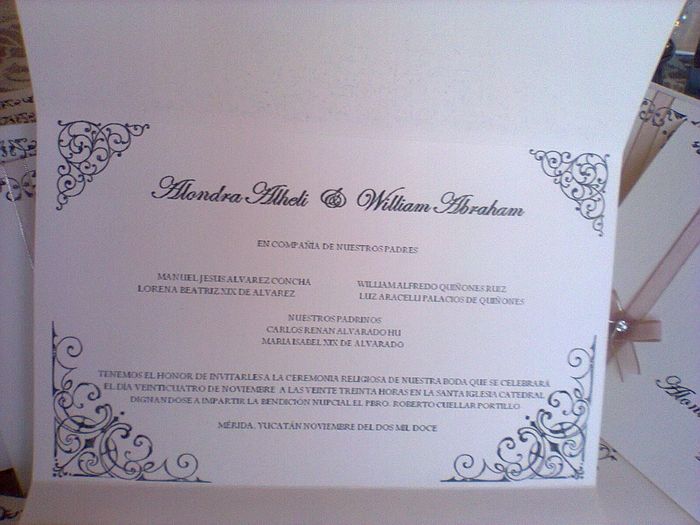 interior de la invitacion