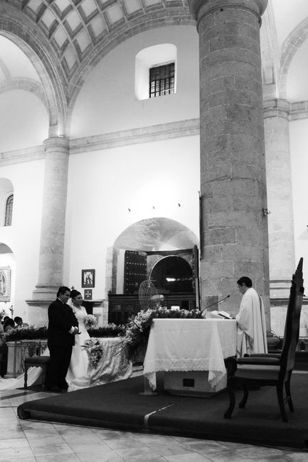 y llegamos al altar