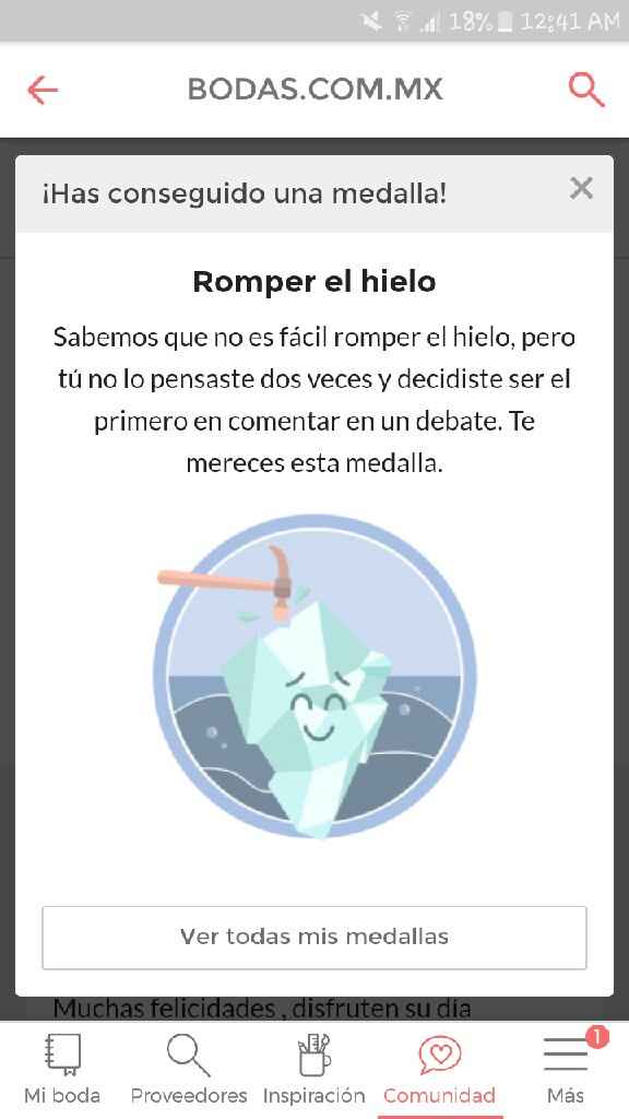 Primer  medalla🎖 - 1