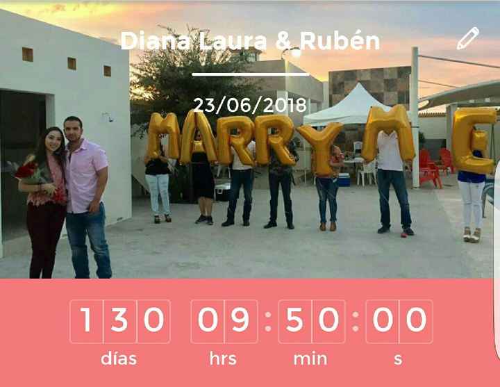¡Escribe los días que faltan para tu boda! - 1