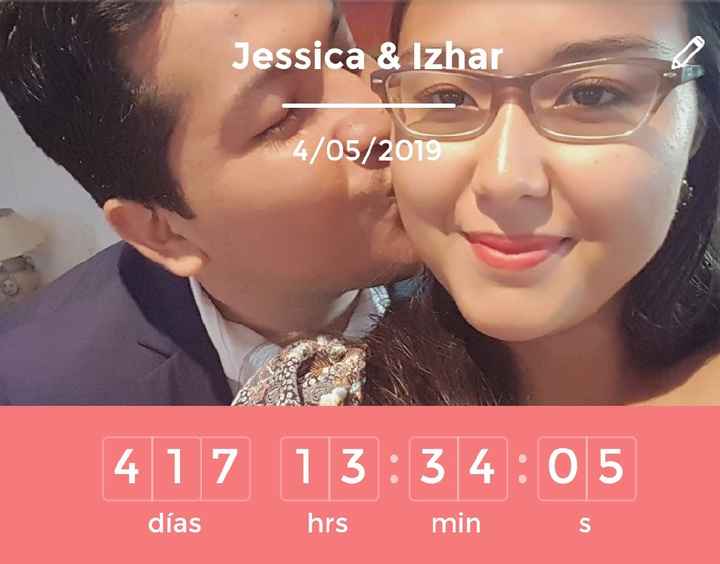 ¿Cuánto falta para que se casen? - 1