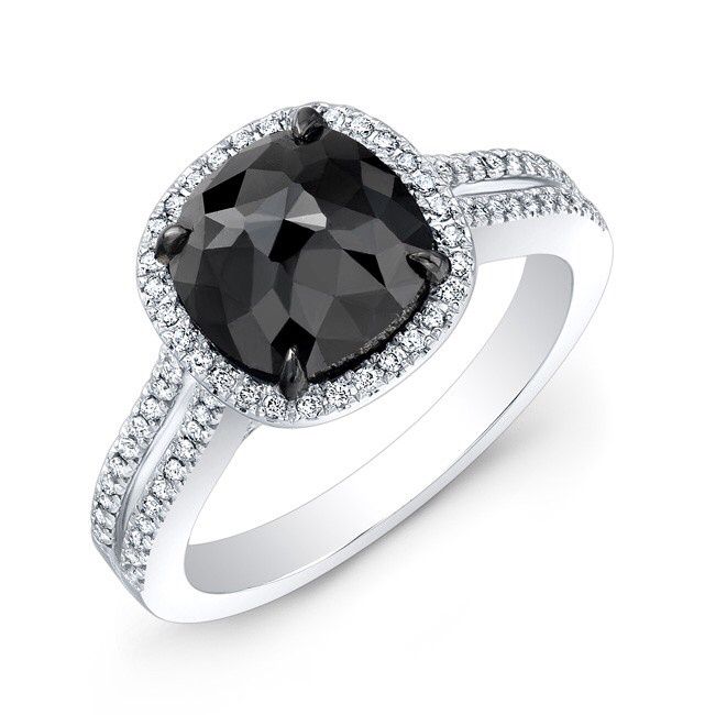  Anillos de compromiso 💍 con diamante 💎 negro !!! - 5