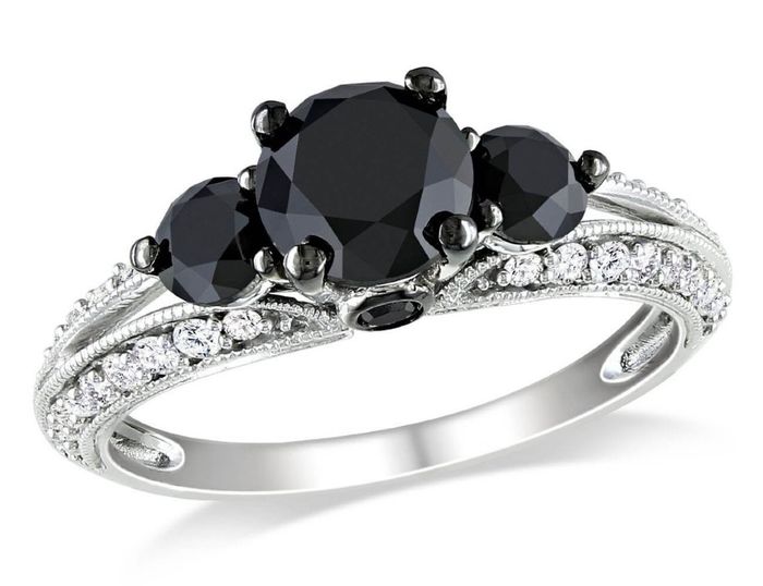  Anillos de compromiso 💍 con diamante 💎 negro !!! - 9