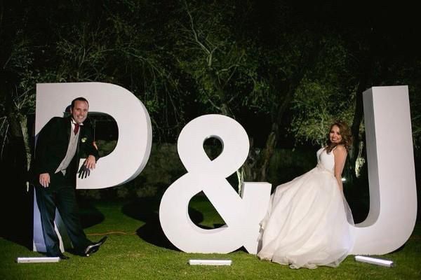 Sesión de fotos con letras luminosas - 4