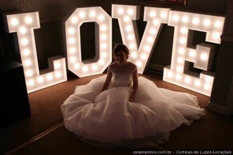 Sesión de fotos con letras luminosas - 18