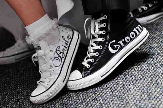 Tenis converse para boda 31
