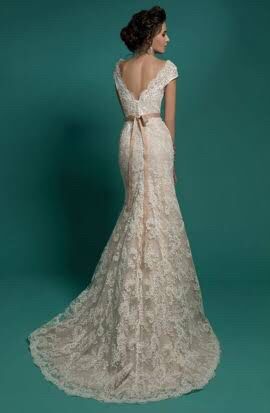 Vestido color champange - 5