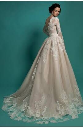 Vestido color champange - 8