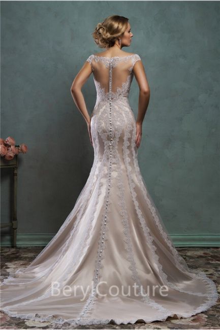 Vestido color champange - 15